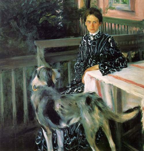 Boris Kustodiev Portrait of Julia Kustodieva